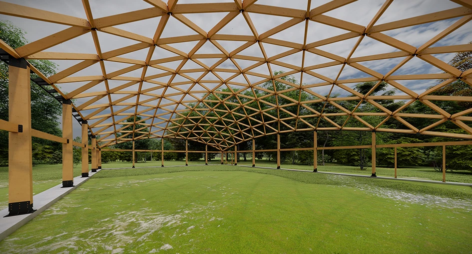 Large-span structures Fullerdome