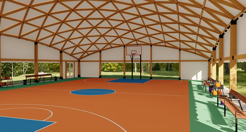 Large-span structures Fullerdome