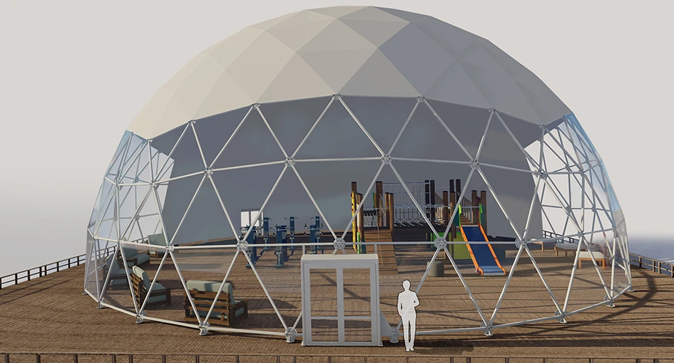 Large-span structures Fullerdome