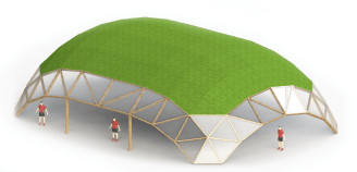 Large-span structures Fullerdome